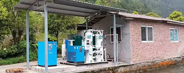 Промышленный генератор кислорода для аквакультурного предприятия в Саудовской Аравии