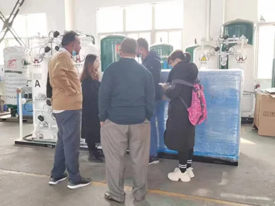 Проект генератора азота 20 нм³/ч для клиента из Индии